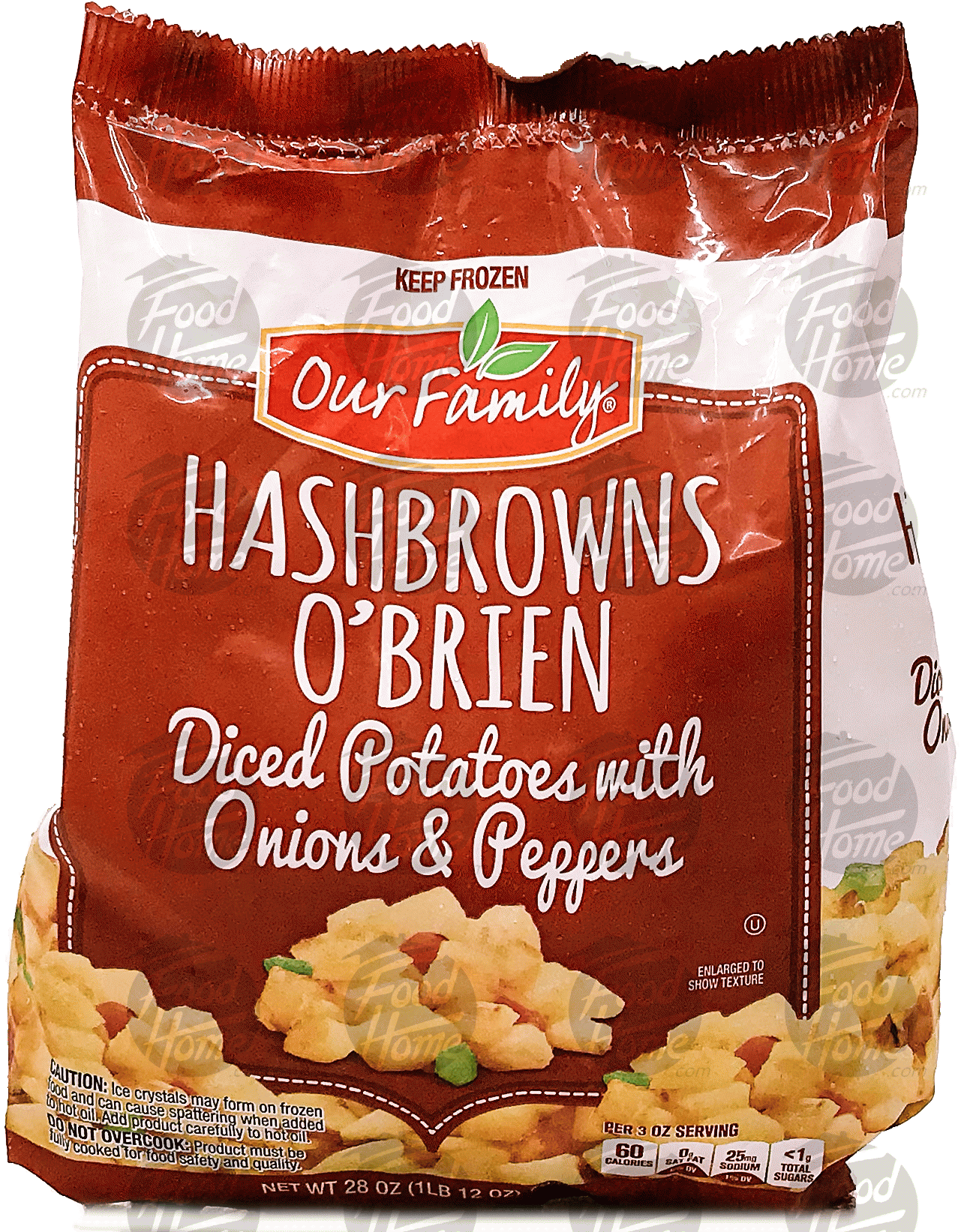 Our Family  hashbrowns o'brien, diced potatoes with onions & peppers Full-Size Picture